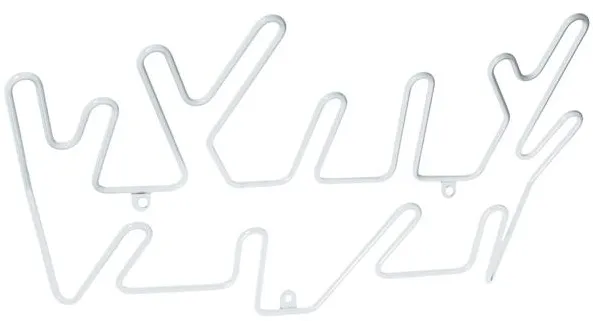 Maze Crown Knagerekke Liten Hvit