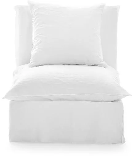 Gervasoni Ghost 06 Modulsofa Uten Armlene Lino Bianco