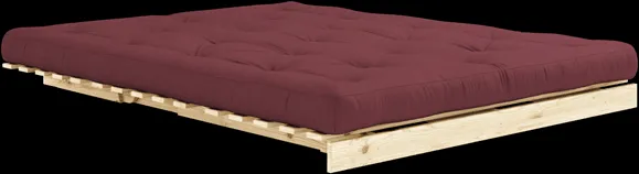 Karup Design Roots Sovesofa m. Madrass 160x200 710 Bordeaux/Furu